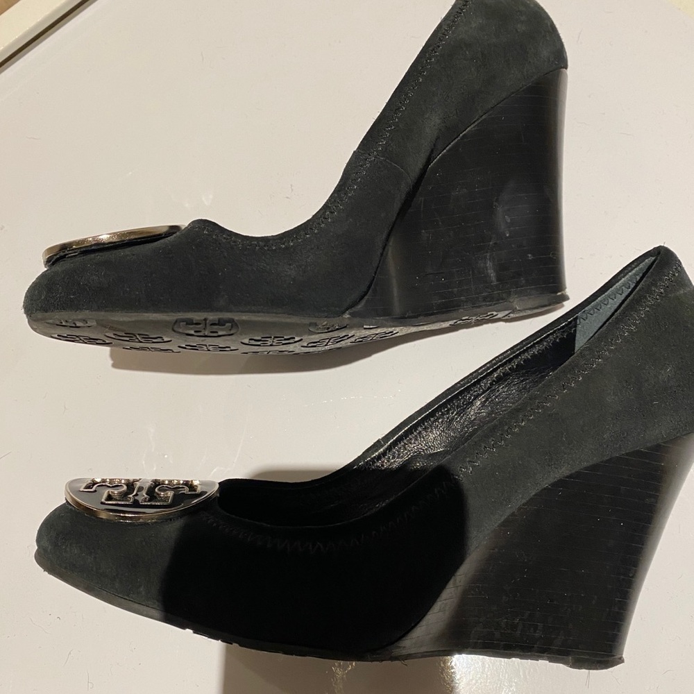 Stuart Weitzman wedge suede heels